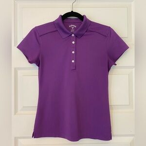 Callaway Women's Vibrant Purple Button Down Shirt
